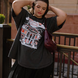 The Mansion Oversized Tee in Stripe