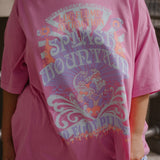 The Splash Oversized Tee in Pink