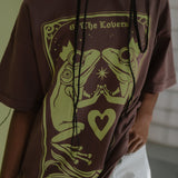 The Frog Princess Oversized Tee in Mocha