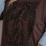 The Tiki Oversized Tee in Mocha