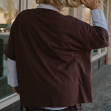 The Tiki Oversized Tee in Mocha