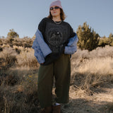 The Space Oversized Tee in Stripe