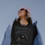 The Space Oversized Tee in Stripe