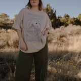 The Space Oversized Tee in Sand