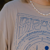 The Space Oversized Tee in Sand