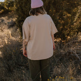 The Space Oversized Tee in Sand