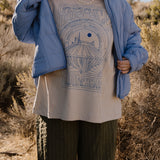 The Space Oversized Tee in Sand