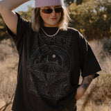 The Space Oversized Tee in Vintage Black