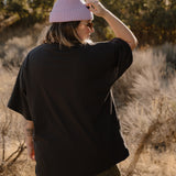 The Space Oversized Tee in Vintage Black