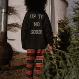Shop Bibliophile x Subtle Dust: The Familiar Oversized Crewneck in Vintage Black