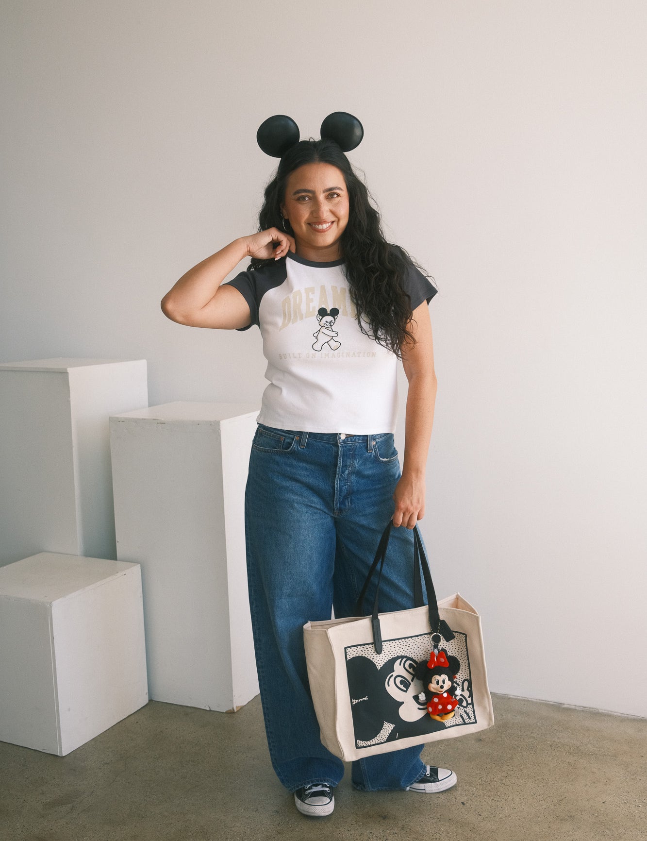 The Dreamer University Raglan Baby Tee