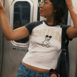 The Dreamer University Raglan Baby Tee