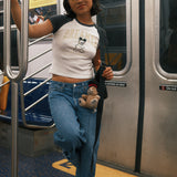 The Dreamer University Raglan Baby Tee