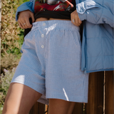 The Boxer Short in Blue Stripe