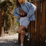 The Boxer Short in Blue Stripe