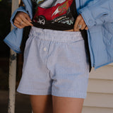 The Boxer Short in Blue Stripe