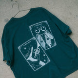 The Frog Princess Oversized Tee in Forest Green