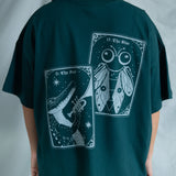 The Frog Princess Oversized Tee in Forest Green