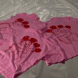 The Park Bears Oversized Tee in Pink