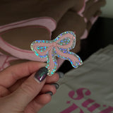 The Bow Sticker in Glitter
