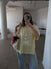 The Snow White Oversized Tee in Butter Yellow