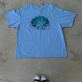 The Animal Kingdom Oversized Tee in Sky Blue