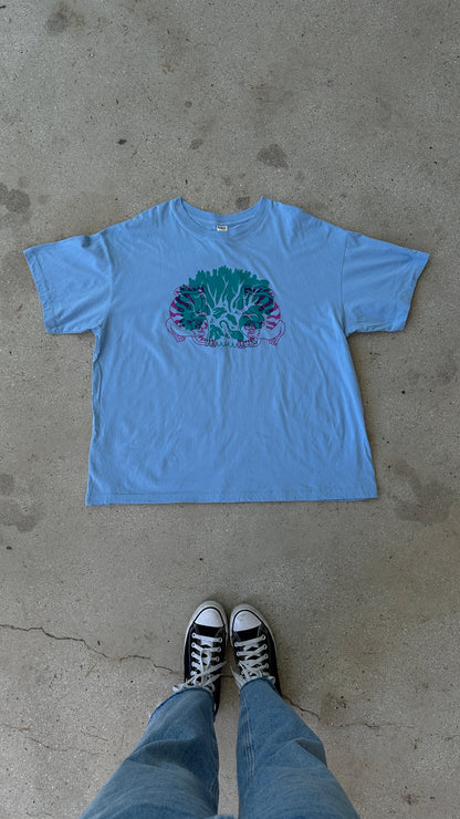 The Animal Kingdom Oversized Tee in Sky Blue