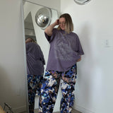 The Space Oversized Tee in Purple Haze