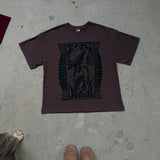 The Tiki Oversized Tee in Mocha