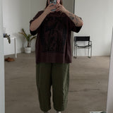 The Tiki Oversized Tee in Mocha
