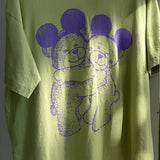 The Park Bears Oversized Tee in Lime