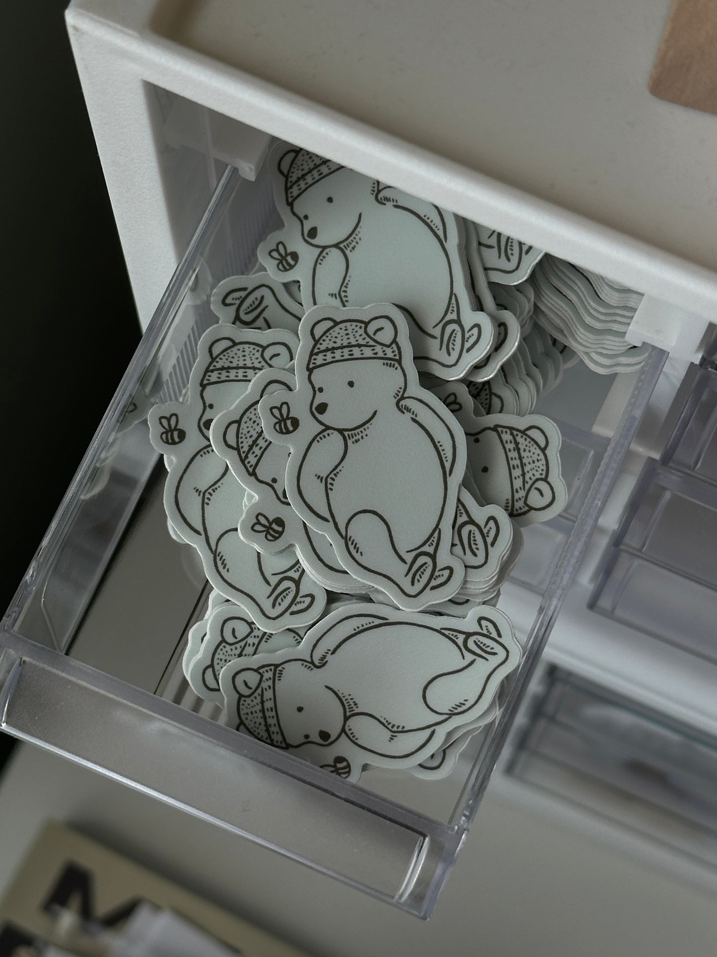 The Silly Ole Bear Beanie Sticker