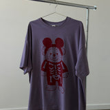 The Trick-or-Treat Bears Oversized Tee in Purple Haze