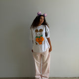 The Pumpkin Bear Oversized Tee in White