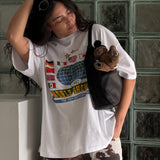 The World Showcase Oversized Tee in White