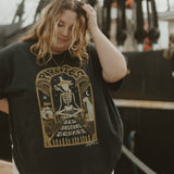 The Pirate Oversized Tee in Vintage Black