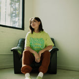 The LWTL Oversized Tee in Lime