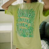 The LWTL Oversized Tee in Lime