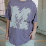 The M Mouse Oversized Tee in Purple Haze