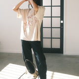 The Silly Ole Bear Oversized Tee in Sand