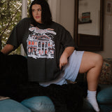 The Mansion Oversized Tee in Stripe