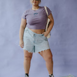 The Mini Park Bears Baby Tee in Purple Haze