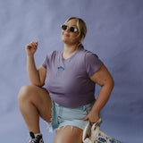The Mini Park Bears Baby Tee in Purple Haze