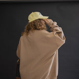 The Neverland Oversized Crewneck in Latte