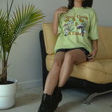 The Once Upon a Time Oversized Tee in Lime