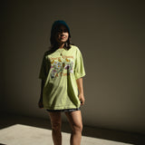 The Once Upon a Time Oversized Tee in Lime