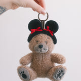 The Park Bear With Bows Plushie Bag Charm
