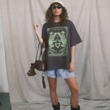 The Frog Princess Oversized Tee in Mocha
