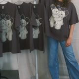 The Park Bears Oversized Tee in Mocha