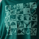 The Peter Oversized Tee in Forest Green